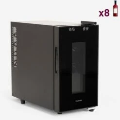 Cantinetta Per Vino Frigo 8 Bottiglie LED Singola Zona Bacchus VIII