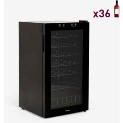 Cantinetta Per Vino Frigo Professionale 36 Bottiglie LED Singola Zona Bacchus XXXVI