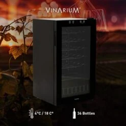 Cantinetta Per Vino Frigo Professionale 36 Bottiglie LED Singola Zona Bacchus XXXVI -Elettrodomestici Negozio 39837442 4