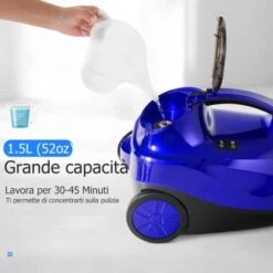 Pulitore A Vapore Professionale 2000W Per Uso Domestico, Scopa A Vapore Elimina Il 99,9% Di Virus, Rosso, 114,3x43,2x22,9 Cm 9 Pulitore A Vapore Professionale 2000W Per Uso Domestico, Scopa A Vapore Elimina Il 99,9% Di Virus, Rosso, 114,3x43,2x22,9 Cm -Elettrodomestici Negozio 43539114 3