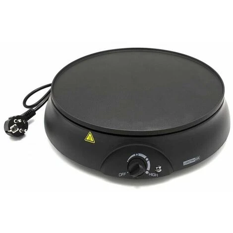 Crepiera Elettrica 1000 W Piastra Antiaderente Per Crepes Crespelle Dolci Salati 5 Crepiera Elettrica 1000 W Piastra Antiaderente Per Crepes Crespelle Dolci Salati - immagine 3