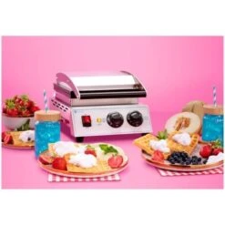 Macchina Per Waffle A Forma Di Cuore Piastra Per Cialde Belga Cialdiera Waffles -Elettrodomestici Negozio 45686155 3
