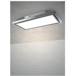 Baraldi 1FLEFR090STW90 Cappa Da Soffitto Flexia Free Classe Energetica A 4 Velocita' Comandi Da Remoto Con Telecomando 90 Cm Bianco/Inox