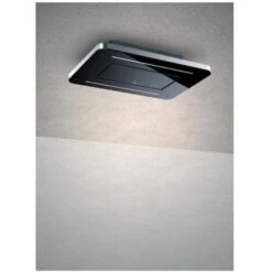Baraldi 01STVFR090STB90 Cappa Da Soffitto Stivia Free Classe Energetica A 4 Velocita' Comandi Da Remoto Con Telecomando E Smartphone 90 Cm Nero