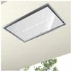 Baraldi 01GEAF090SVWSL80 Cappa Da Soffitto Gea Flat 4 Velocita' Comandi Da Remoto Con Telecomando E Smartphone 90 Cm Inox/Bianco -Elettrodomestici Negozio 50197347 1
