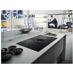 Elica NIKOLATESLA BL/F/830x515 Mix Piano Cottura Aspirante A Induzione Con Cappa Filtrante Integrata 4 Zone 83 Cm Comandi Touch Control 536 M3/h Vetro Nero PRF0120978A -Elettrodomestici Negozio 50248151 3
