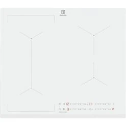 Electrolux EIL63443BW Serie 600 Bridge Piano Cottura A Induzione In Vetroceramica 4 Zone Comandi Slider Touch 60 Cm Bianco