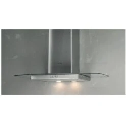 Silverline 3110.9 Cappa A Parete Aspirante Pulsante A Pressione Classe Energetica C 3 Velocità Portata 560 Mⁿ/h 90cm Inox E Vetro Temperato -Elettrodomestici Negozio 50710062 3