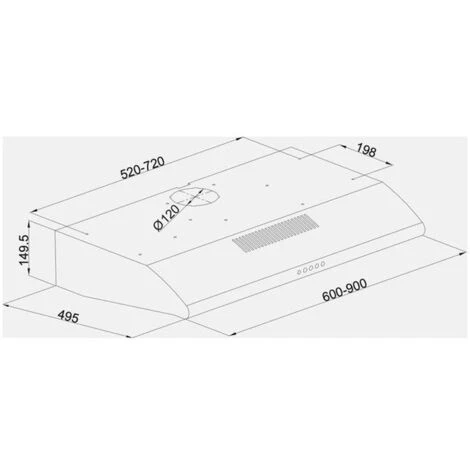 Silverline 1201.6.733.04 Cappa Ad Incasso Aspirante/Filtrante Controllo Con Tasti Classe Energetica D Sottopensile 3 Velocità Portata 480 Mⁿ/h 60cm Acciaio Inossidabile 4 Silverline 1201.6.733.04 Cappa Ad Incasso Aspirante/Filtrante Controllo Con Tasti Classe Energetica D Sottopensile 3 Velocità Portata 480 Mⁿ/h 60cm Acciaio Inossidabile - immagine 2
