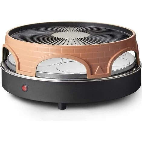 Raclette Mini Forno Pizze Pizzette 6 Persone 1500W Con Griglia Grill Allumino 3 Raclette Mini Forno Pizze Pizzette 6 Persone 1500W Con Griglia Grill Allumino