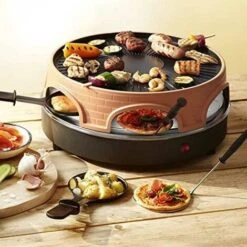 Raclette Mini Forno Pizze Pizzette 6 Persone 1500W Con Griglia Grill Allumino 8 Raclette Mini Forno Pizze Pizzette 6 Persone 1500W Con Griglia Grill Allumino -Elettrodomestici Negozio 53735129 2