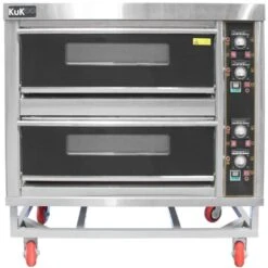 KuKoo - Forno Commerciale Per Cucinare Pizza E Altri Cibi A 2 Piani 400°C Per Ristorante, Bar, Takeaway, Pub O Panificio