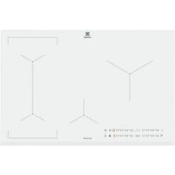 Electrolux EIL83443BW Serie 600 Bridge Piano Cottura A Induzione 4 Zone 80 Cm Comandi Slider Touch Bianco -Elettrodomestici Negozio 53831243 5