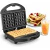 PIASTRA ELETTRICA PER WAFFLE ANTIADERENTE 800WATT WAFFEL CIALDE CREPES AIGOSTAR 2 PIASTRA ELETTRICA PER WAFFLE ANTIADERENTE 800WATT WAFFEL CIALDE CREPES AIGOSTAR -Elettrodomestici Negozio 53989204 1