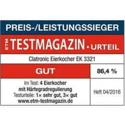 Clatronic Cuoci Uova In Acciaio Per 7 Uova 400w EK 3321 EDS -Elettrodomestici Negozio 54177896 4