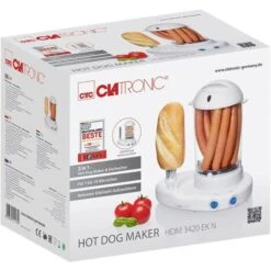 Clatronic HDM 3420 EK N 251136 Hot-Dog Maker Bianco -Elettrodomestici Negozio 55555152 5