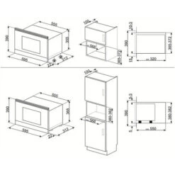 Smeg Microonde Linea MP122N1 Nero -Elettrodomestici Negozio 55946536 3