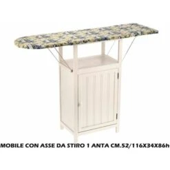 MOBILE CON ASSE DA STIRO 1 ANTA CM.52/116X34X86h