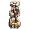 Supporto Dispenser Contenitore Portaspezie In Metallo 3 Ripiani Girevoli Rotondo -Elettrodomestici Negozio 59587845 1