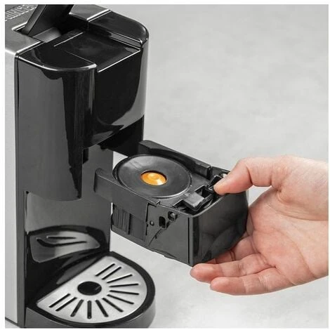 Princess 249450 Macchina Da Caffe' Multi Capsule Compatibile Con Caffe' Macinato Capsule Dolce Gusto E Nespresso Capacita' 0,8 Litri Pressione 19 Bar Acciaio Inox 6 Princess 249450 Macchina Da Caffe' Multi Capsule Compatibile Con Caffe' Macinato Capsule Dolce Gusto E Nespresso Capacita' 0,8 Litri Pressione 19 Bar Acciaio Inox - immagine 4