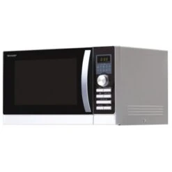 Sharp R-843 INW Forno Microonde Con Grill Con Aria Calda Capacità 25 Litri Potenza 900W 10 Programmi Automatici Argento 8 Sharp R-843 INW Forno Microonde Con Grill Con Aria Calda Capacità 25 Litri Potenza 900W 10 Programmi Automatici Argento -Elettrodomestici Negozio 59676809 2