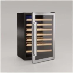 Les Petits Champs CAVC48 Cantinetta Vino A Libera Installazione 48 Bottiglie Classe Energetica G Con Compressore Una Zona 4-18C 83,4 Cm Acciaio -Elettrodomestici Negozio 59677418 4