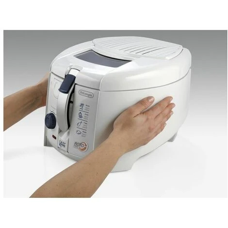DeLonghi F28311 RotoFry Friggitrice Capacita' 1,2 Kg Potenza 1800 W Easy Clean System Bianco 5 DeLonghi F28311 RotoFry Friggitrice Capacita' 1,2 Kg Potenza 1800 W Easy Clean System Bianco - immagine 3
