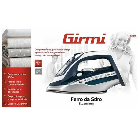 Girmi ST60 Ferro Da Stiro 7 Girmi ST60 Ferro Da Stiro - immagine 5