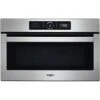 Whirlpool AMW 730/IX Forno A Microonde Da Incasso Capacita' 31 Litri Potenza 100 W 6 Senso Funzione Crisp E Grill Acciaio Inox