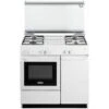 DeLonghi SGGW854NED Cucina A Gas Con Forno A Gas Linea Smart 4 Fuochi Classe Energetica A 86x50 Cm Bianco -Elettrodomestici Negozio 59682816 1