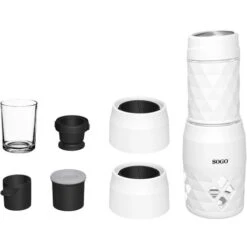 SOGO Human Technology CAF-SS-5612 Macchina Per Il Caffè Bianco -Elettrodomestici Negozio 59977085 2