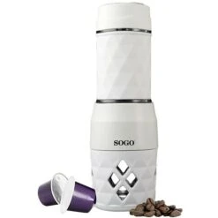 SOGO Human Technology CAF-SS-5612 Macchina Per Il Caffè Bianco -Elettrodomestici Negozio 59977085 3