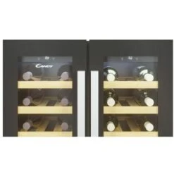 Candy CCVB 60D/1 Cantinetta Vino 38 Bottiglie Classe Energetica G Ripiani In Legno Illuminazione A Led Controllo Digitale 81 Cm Nero -Elettrodomestici Negozio 60620419 3