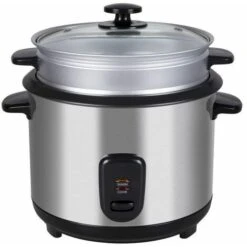 Melchioni Cuociriso Jasmine 1.8 Litri 700W Corpo Inox Contenitore In Vetro 10 Melchioni Cuociriso Jasmine 1.8 Litri 700W Corpo Inox Contenitore In Vetro -Elettrodomestici Negozio 60620805 4