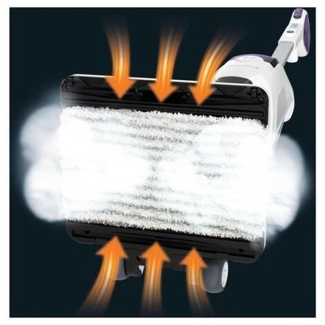 Rowenta RY7731 Clean And Steam Revolution Scopa Lavapaviment A Vapore Aspira E Igienizza Bianca 4 Rowenta RY7731 Clean And Steam Revolution Scopa Lavapaviment A Vapore Aspira E Igienizza Bianca - immagine 2