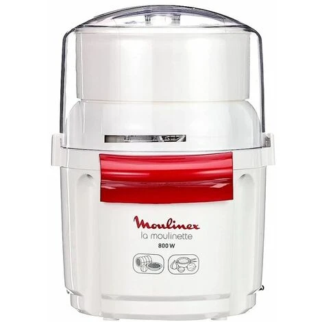 Moulinex MOULINETTE BOUTON AD56 Tritaverdure Elettrico 800W Rosso/Bianco 3 Moulinex MOULINETTE BOUTON AD56 Tritaverdure Elettrico 800W Rosso/Bianco