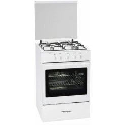 Bompani BO710XG/N Cucina 55x55cm Con Piano Gas Forno Gas E Grill Elettrico Bianco