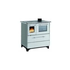 Palazzetti Cucina Royal A Legna New Betty 3.5 Vetro Bianco