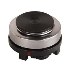 Fornello Elettrico Da Campeggio 1 Piastra In Ghisa Portatile Viaggio Casa 500W