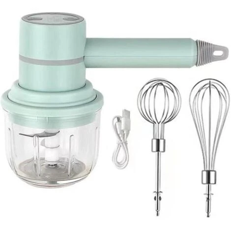 Trade Shop - Set Frullatore A Immersione In Acciaio Inox Portatile Per Preparazione Alimenti 3 Trade Shop - Set Frullatore A Immersione In Acciaio Inox Portatile Per Preparazione Alimenti