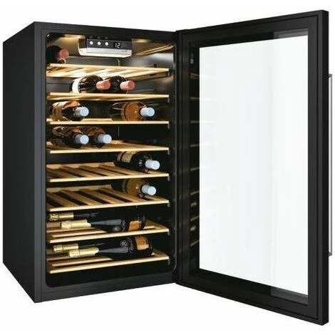 Candy CWC 154 EEL/N Vino Cantina 41 Bottiglie Classe Energetica G (A) 6 Ripiani In Legno + 1 Wine Rack Wifi 85 Cm Nero 6 Candy CWC 154 EEL/N Vino Cantina 41 Bottiglie Classe Energetica G (A) 6 Ripiani In Legno + 1 Wine Rack Wifi 85 Cm Nero - immagine 4