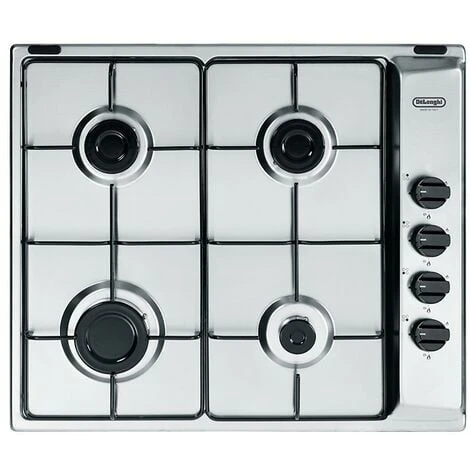 Delonghi YAL 46 ASV Piano Cottura Gas 4 Fornelli 58 Cm Acciaio Inossidabile 3 Delonghi YAL 46 ASV Piano Cottura Gas 4 Fornelli 58 Cm Acciaio Inossidabile
