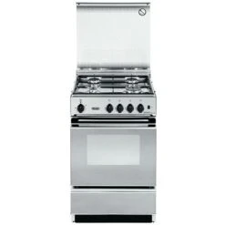 De'Longhi Cucina Elettrica SEX-554N 4 Zone Di Cottura Fuochi A Gas Forno Elettrico Classe B Dimensioni (A X L X P Cm) 85 X 50 X 50 Cm Colore Acciaio Inossidabile