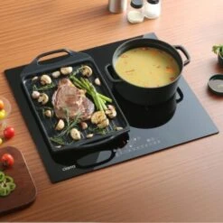 CIARRA Piano Cottura A Induzione Da Incasso, 3 Zone Con Boost E Flexzone, Alta Efficienza Energetica, Controllo Tattile, Nero 10 CIARRA Piano Cottura A Induzione Da Incasso, 3 Zone Con Boost E Flexzone, Alta Efficienza Energetica, Controllo Tattile, Nero -Elettrodomestici Negozio 64996415 4