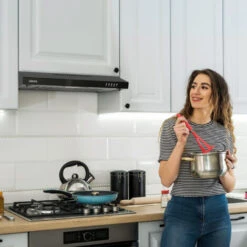 CIARRA 60cm Cappa Da Cucina Integrata CBCB6903 - Nero: 220m³/h Estrazione, 3 Livelli Di Potenza -Elettrodomestici Negozio 64996417 5