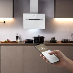 CIARRA Cappa Aspirante Controllo WiFi APP CD6736GS - Bianco, 3 Velocità, 750 M³/h, Controllo APP, 60 Cm, Filtro In Alluminio, Facile Da Pulire 8 CIARRA Cappa Aspirante Controllo WiFi APP CD6736GS - Bianco, 3 Velocità, 750 M³/h, Controllo APP, 60 Cm, Filtro In Alluminio, Facile Da Pulire -Elettrodomestici Negozio 64996432 2