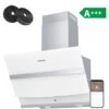 CIARRA 60cm Cappa Ad Angolo Touch Control 650 M³/h 736NWH60 - Bianco, Silenziosa -Elettrodomestici Negozio 64996458 1