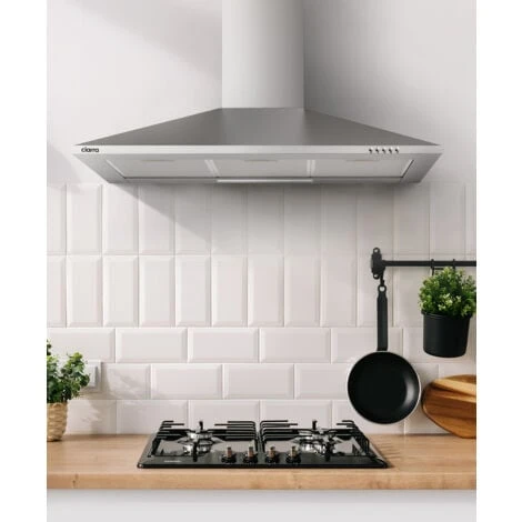 CIARRA Cappa A Parete Piramide 201SS90 Da 90cm - 350m³/h Di Aspirazione 3 Velocità Regolabili Silenziosa 4 CIARRA Cappa A Parete Piramide 201SS90 Da 90cm - 350m³/h Di Aspirazione 3 Velocità Regolabili Silenziosa - immagine 2