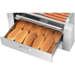 Cuoci Hot Dog Macchina Professionale Acciaio Inox Vetro Temperato 11 Rulli 2600W -Elettrodomestici Negozio 65341105 4