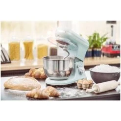 Robot Da Cucina Impastatrice Planetaria Macchina Multifunzione 1.200 W 5 L Blu -Elettrodomestici Negozio 65341551 4